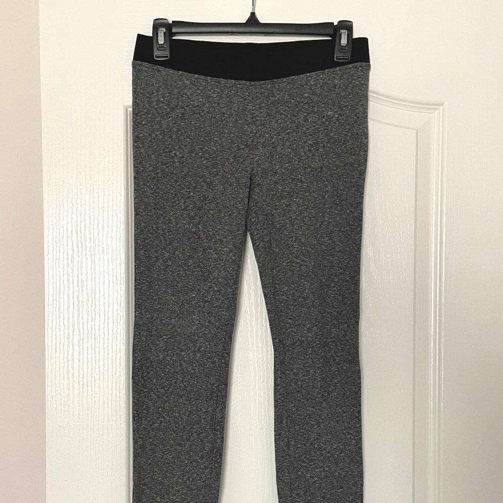 Madewell Knit High-Rise Leggings in Dark Grey Size S